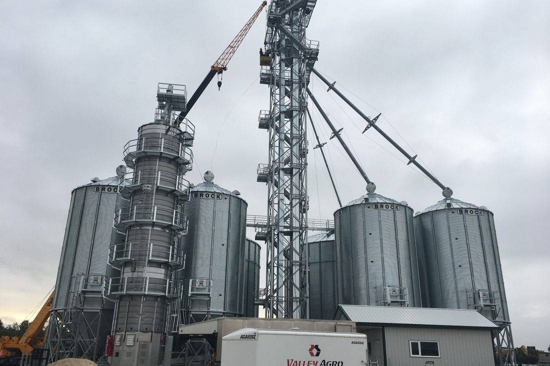 New Grain handling facility with Meyers 1800 tower - Valley Agro ...