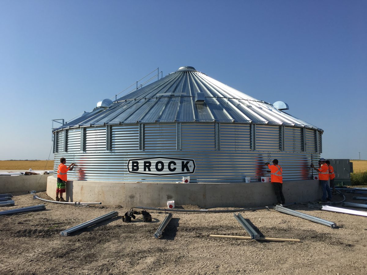 Grain Bin Assembly Valley Agro Services Ltd.